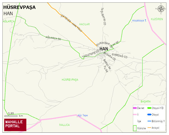 HÜSREVPAŞA Mahallesi Haritası | Detaylı Köy ve Mahalle Görünümü