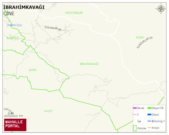 İBRAHİMKAVAĞI Mahallesi Haritası | Detaylı Köy ve Mahalle Görünümü