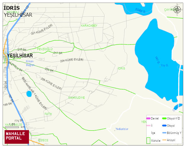 İDRİS Mahallesi Haritası | Detaylı Köy ve Mahalle Görünümü