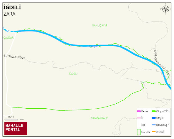 İĞDELİ Köyü Haritası | İnteraktif Köy ve Mahalle Sınırları