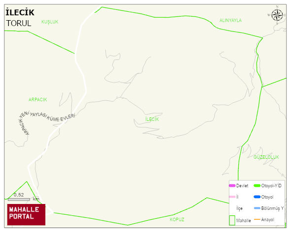 İLECİK Köyü Haritası | Coğrafi Yapı ve Detaylı Haritası