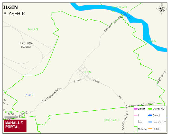 ILGIN Mahallesi Haritası | Mahalle ve Köy Sınırı