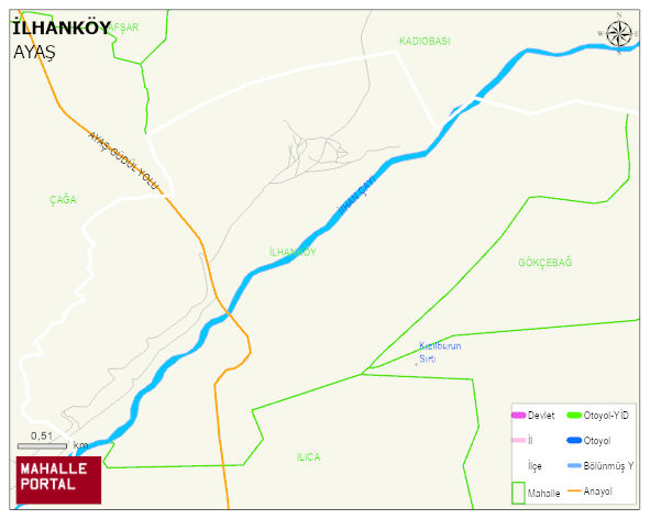 İLHANKÖY Mahallesi Haritası | Coğrafi Yapı ve Detaylı Haritası