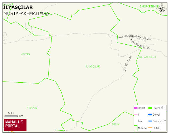 İLYASÇILAR Mahallesi Haritası | Güncel Mahalle ve Köy Haritası