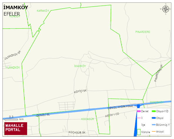 İMAMKÖY Mahallesi Haritası | Mahalle Sokak Haritası