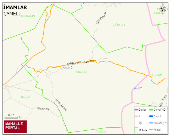 İMAMLAR Mahallesi Haritası | İnteraktif Köy ve Mahalle Sınırları