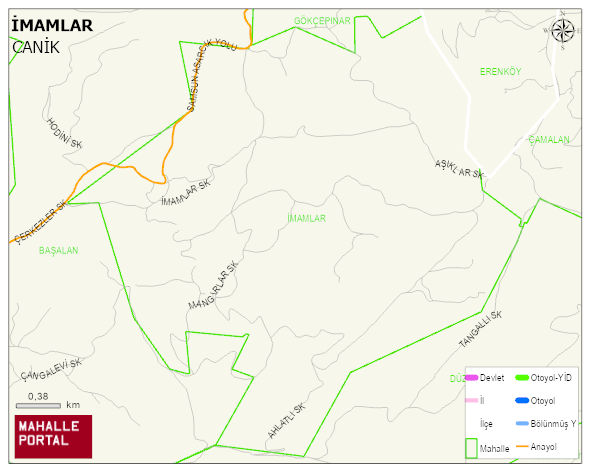 İMAMLAR Mahallesi Haritası | Uydu Görüntüsü ve Harita Detayları