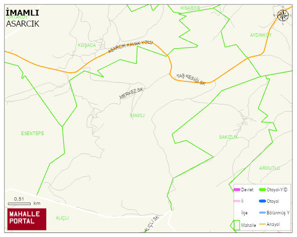 İMAMLI Mahallesi Haritası | Mahalle Sokak Haritası