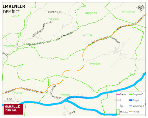 İMRENLER Mahallesi Haritası | İnteraktif Köy ve Mahalle Sınırları