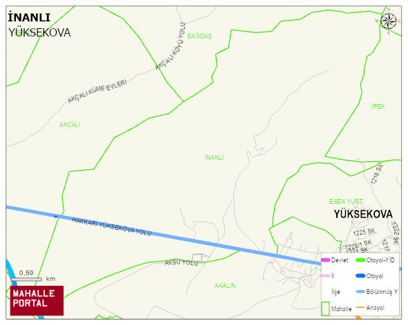 İNANLI Köyü Haritası | Mahalle Sokak Haritası