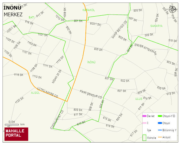 İNÖNÜ Mahallesi Haritası | Uydu Görüntüsü ve Harita Detayları