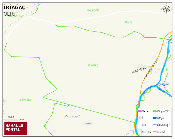 İRİAĞAÇ Mahallesi Haritası | Uydu Görüntüsü ve Harita Detayları