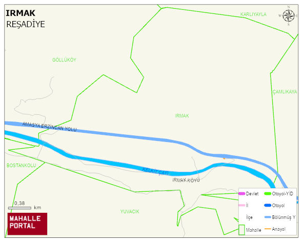IRMAK Köyü Haritası | Uydu Görüntüsü ve Harita Detayları