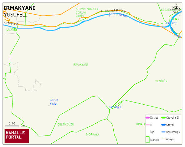 IRMAKYANI Köyü Haritası | Güncel Mahalle ve Köy Haritası