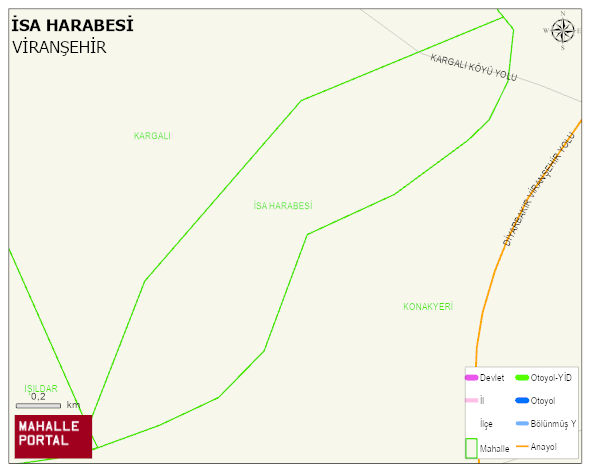 İSA HARABESİ Mahallesi Haritası | Sayısal Bölge Görünümü