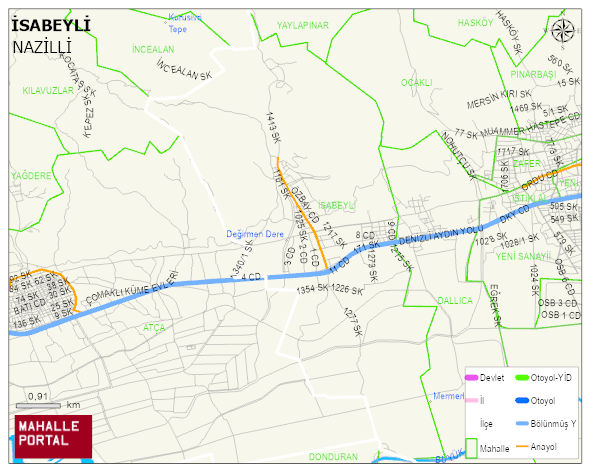 İSABEYLİ Mahallesi Haritası | Uydu Görüntüsü ve Harita Detayları