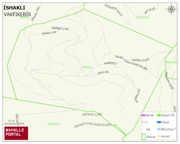 İSHAKLI Mahallesi Haritası | Mahalle Sokak Haritası