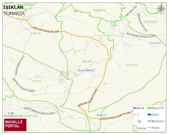 IŞIKLAR Mahallesi Haritası | Uydu Görüntüsü ve Harita Detayları