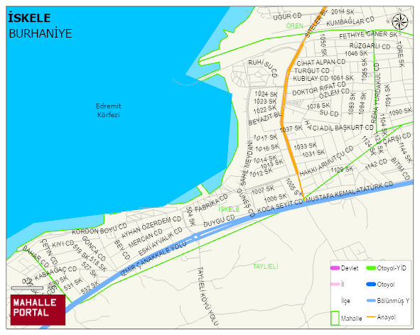 İSKELE Mahallesi Haritası | İnteraktif Köy ve Mahalle Sınırları