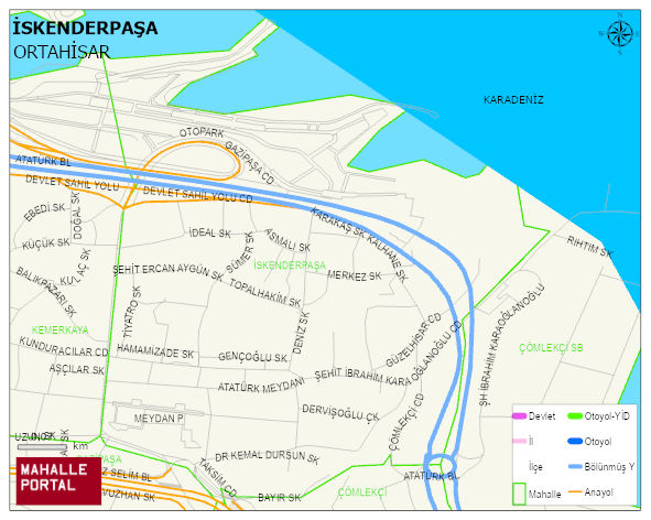 İSKENDERPAŞA Mahallesi Haritası | Güncel Mahalle ve Köy Haritası
