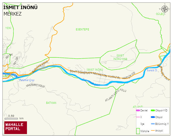 İSMET İNÖNÜ Mahallesi Haritası | Mahalle Sokak Haritası