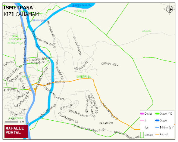 İSMETPAŞA Mahallesi Haritası | İnteraktif Köy ve Mahalle Sınırları