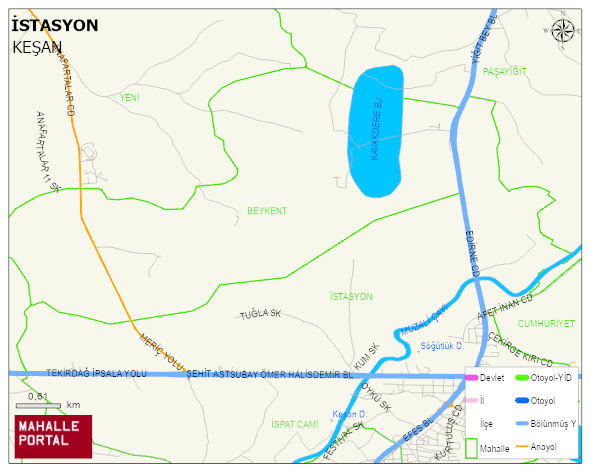 İSTASYON Mahallesi Haritası | Mahalle Sokak Haritası