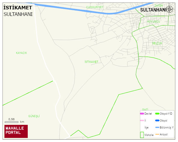 İSTİKAMET Mahallesi Haritası | Coğrafi Yapı ve Detaylı Haritası