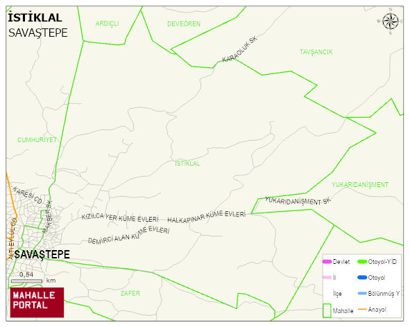 İSTİKLAL Mahallesi Haritası | Güncel Mahalle ve Köy Haritası