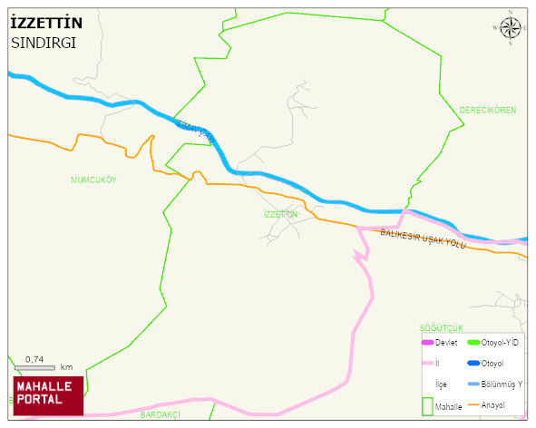 İZZETTİN Mahallesi Haritası | Güncel Mahalle ve Köy Haritası