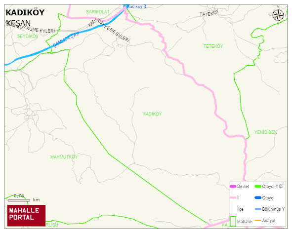 KADIKÖY Köyü Haritası | Güncel Mahalle ve Köy Haritası