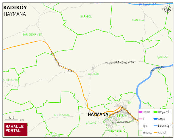 KADIKÖY Mahallesi Haritası | Mahalle ve Köy Sınırı