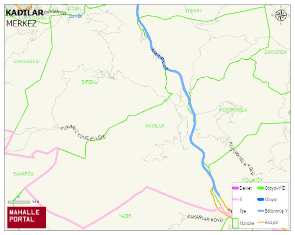 KADILAR Köyü Haritası | Uydu Görüntüsü ve Harita Detayları