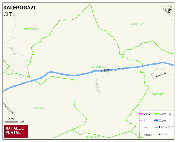 KALEBOĞAZI Mahallesi Haritası | Mahalle Sokak Haritası