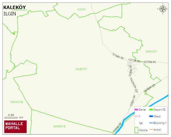 KALEKÖY Mahallesi Haritası | Güncel Mahalle ve Köy Haritası