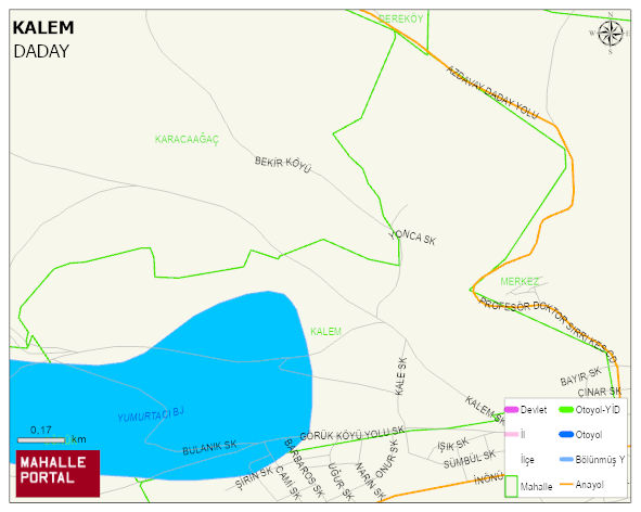 KALEM Mahallesi Haritası | İnteraktif Köy ve Mahalle Sınırları