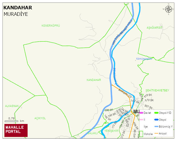 KANDAHAR Mahallesi Haritası | Güncel Mahalle ve Köy Haritası