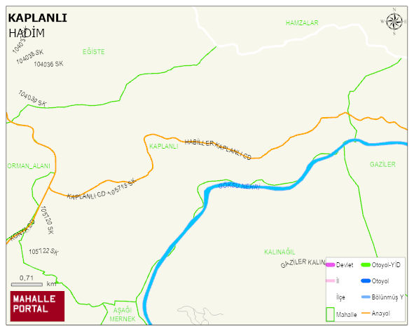 KAPLANLI Mahallesi Haritası | Güncel Mahalle ve Köy Haritası