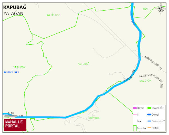 KAPUBAĞ Mahallesi Haritası | Uydu Görüntüsü ve Harita Detayları