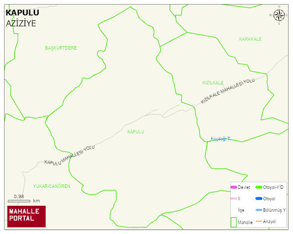 KAPULU Mahallesi Haritası | Güncel Mahalle ve Köy Haritası