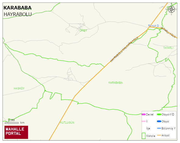 KARABABA Mahallesi Haritası | İnteraktif Köy ve Mahalle Sınırları