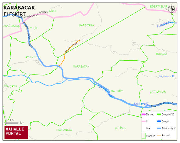 KARABACAK Köyü Haritası | Güncel Mahalle ve Köy Haritası