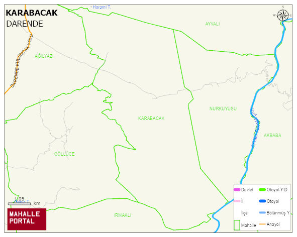 KARABACAK Mahallesi Haritası | Detaylı Köy ve Mahalle Görünümü