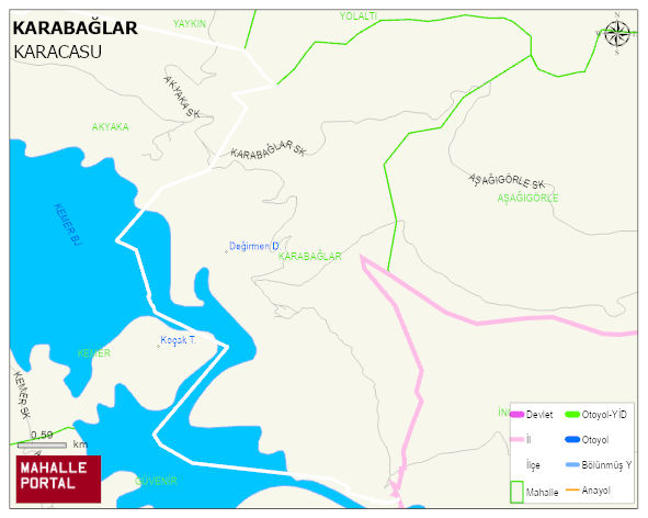 KARABAĞLAR Mahallesi Haritası | Mahalle Sokak Haritası