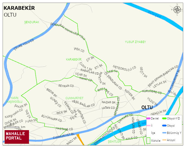 KARABEKİR Mahallesi Haritası | İnteraktif Köy ve Mahalle Sınırları