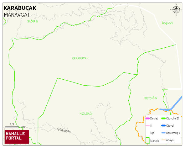 KARABUCAK Mahallesi Haritası | Coğrafi Yapı ve Detaylı Haritası
