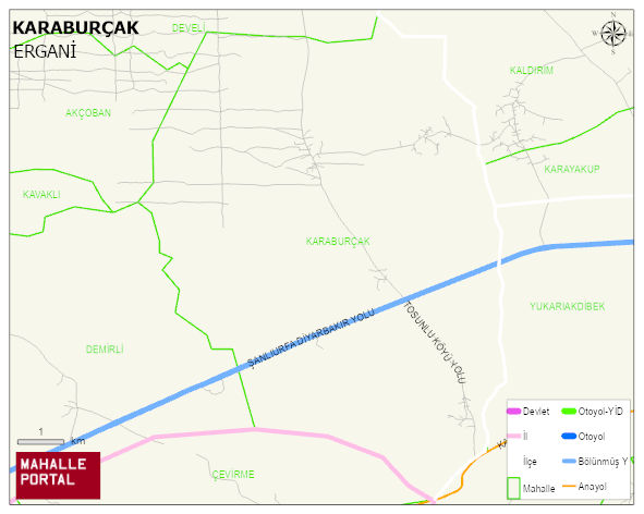 KARABURÇAK Mahallesi Haritası | Uydu Görüntüsü ve Harita Detayları