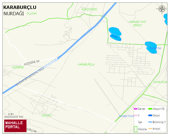 KARABURÇLU Mahallesi Haritası | İnteraktif Köy ve Mahalle Sınırları