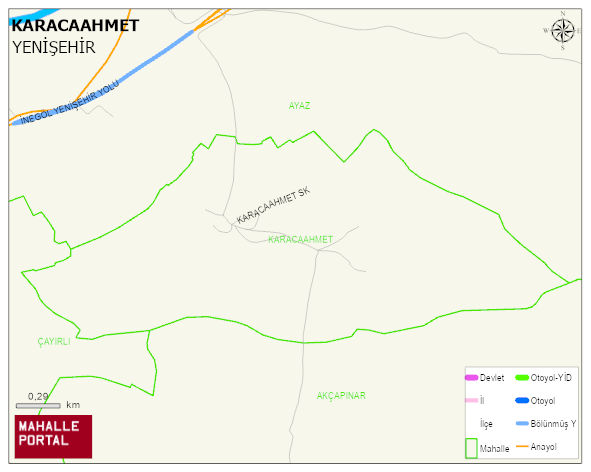 KARACAAHMET Mahallesi Haritası | Mahalle Sokak Haritası