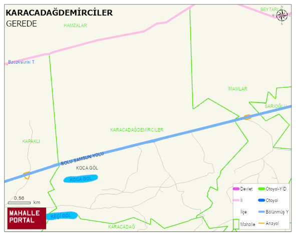 KARACADAĞDEMİRCİLER Köyü Haritası | Uydu Görüntüsü ve Harita Detayları